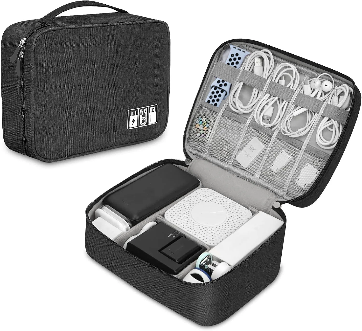 Portable Tech Organizer Case f - Tech Accessories Storage review and price