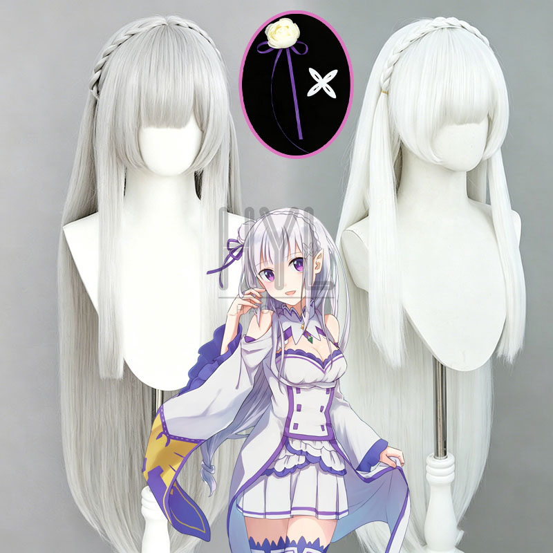 Anime Re:Zero Emilia Cosplay W - Tech Accessories For Men review and price