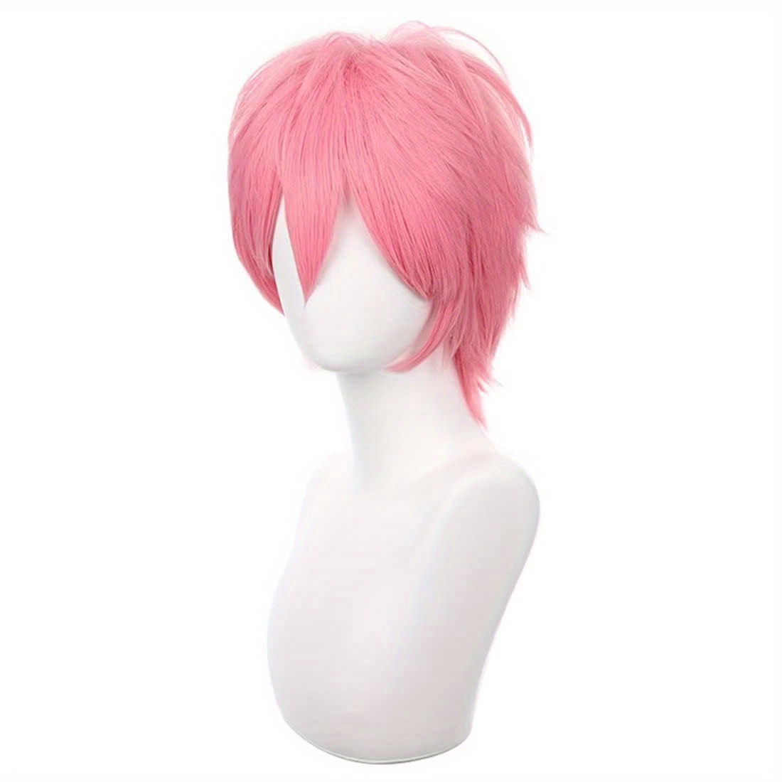 Short Pink Cosplay Wig Short S - Tech Accessories For Men review and price
