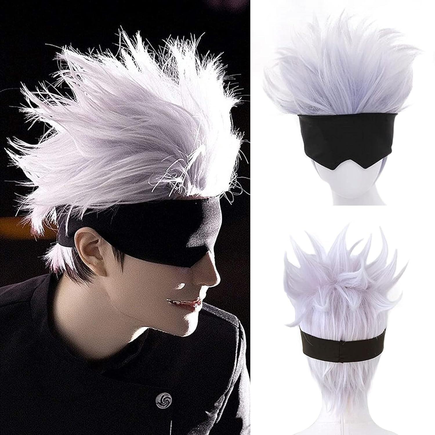 Black Blindfold + Short Wavy C - Tech Accessories For Men review and price