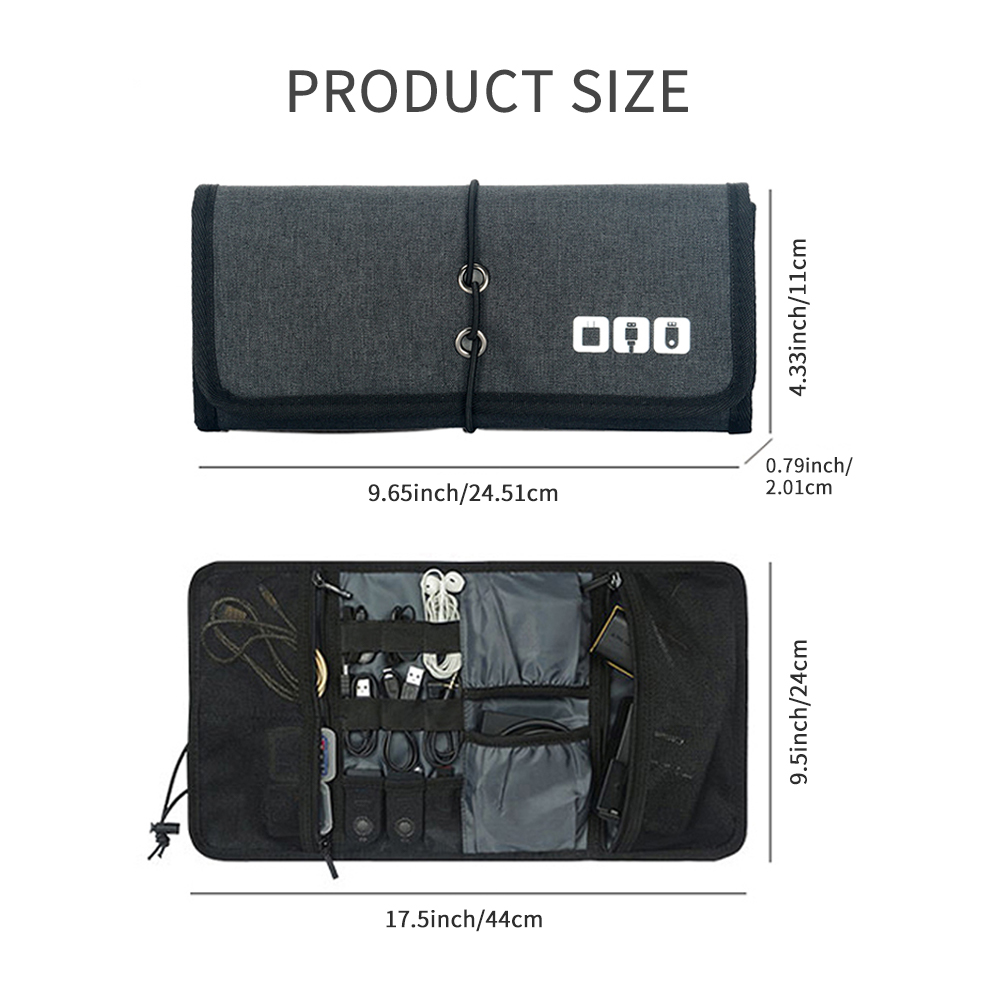 Travel Cable Storage Bag，Elect - Tech Accessories Storage review and price