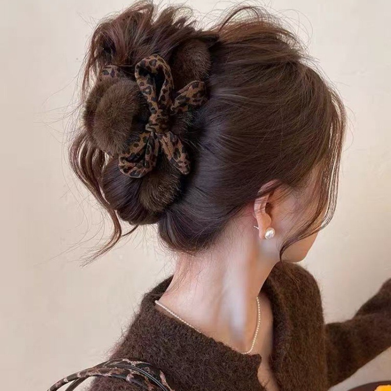1pc High-end Leopard Print Bow - Hi Tech Accessories review and price