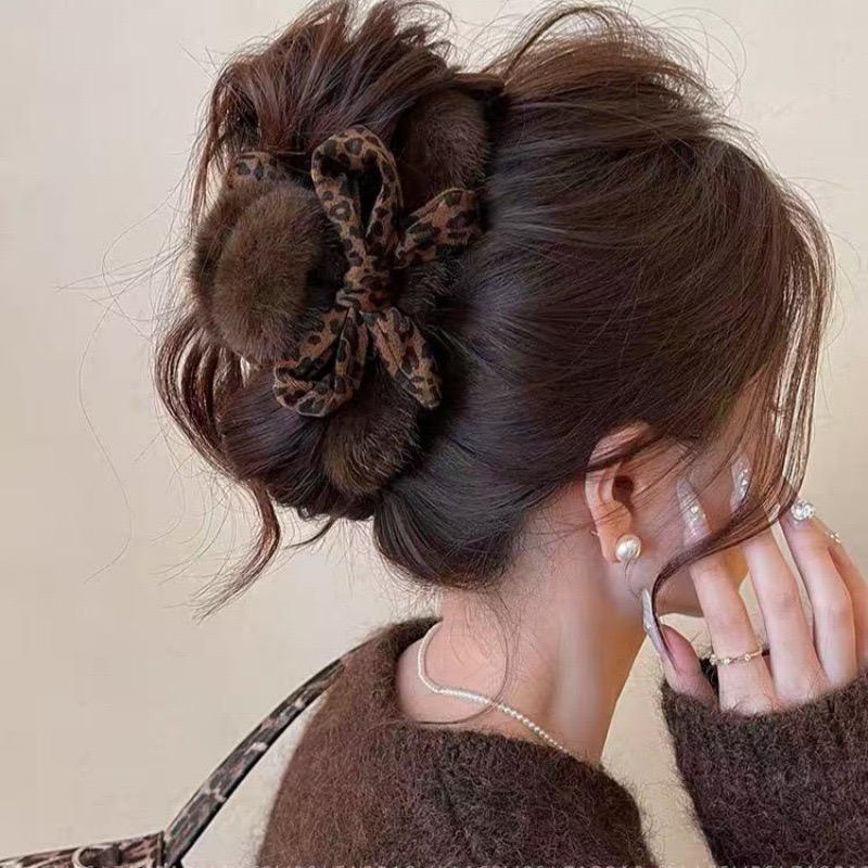 1pc High-end Leopard Print Bow - Hi Tech Accessories review and price