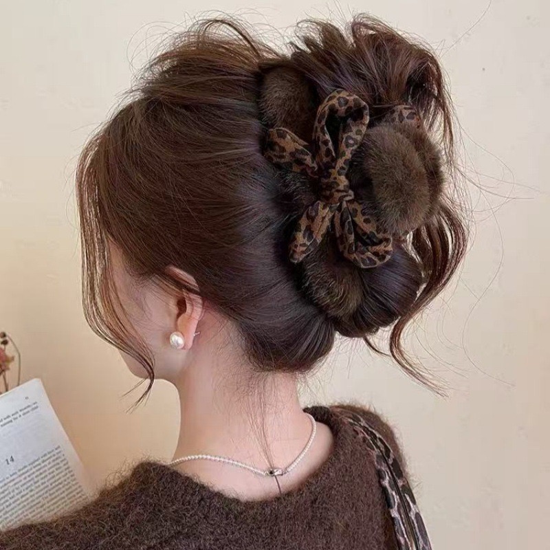 1pc High-end Leopard Print Bow - Hi Tech Accessories review and price