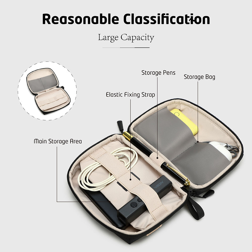 Large Capacity Tech Organizer  - Tech Accessories Storage review and price