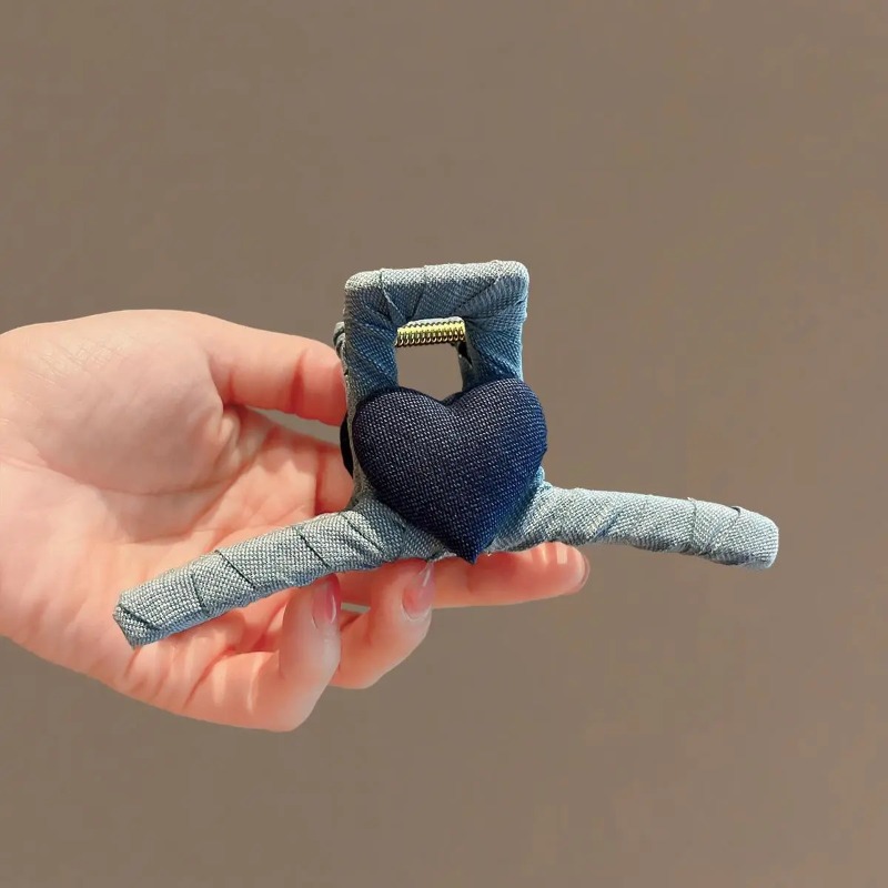 Autumn Winter Denim Bow Hair C - Hi Tech Accessories review and price